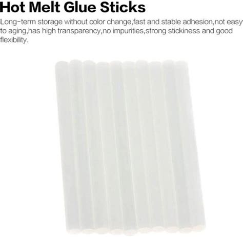 Generic Pcs Mm X Mm Hot Melt Glue Sticks Transparent Odorless