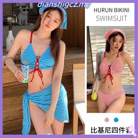U Gonna S Bikini Set With Cover Up Swimsuit For Women Piece Padded Sexy Outfit Beachwear
