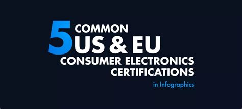 US & EU Electronics Certification Key Points in Infographic 
