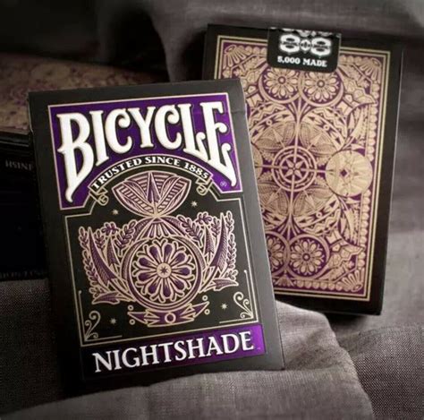 This Is A Sold Out Limited Edition Deck Of Bicycle Nightshade Playing