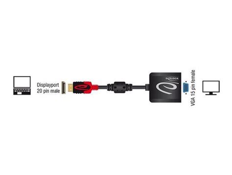 Delock Premium Displayport Naar Vga Adapter Dp X