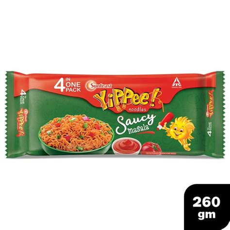 Sunfeast Yippee Saucy Masala Instant Noodles 260 G Basket Hunt