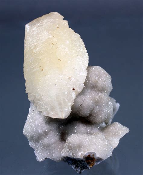 Calcite On Quartz Geokrazy Minerals