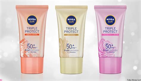 NIVEA SUN Tripla Proteção cuidado e proteção solar a pele em um só