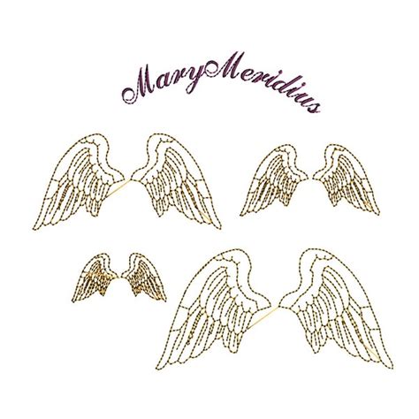 Miniature Angel Wings Etsy