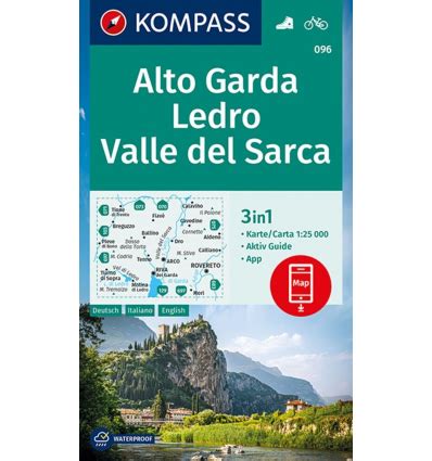 KOMPASS Cartina 096 Alto Garda Val Di Ledro 1 25 000