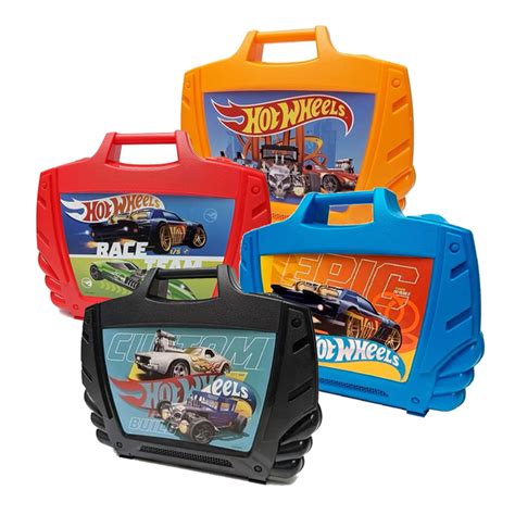 Malet N Porta Autos Hot Wheels Hwcc Almacenamiento Seguro