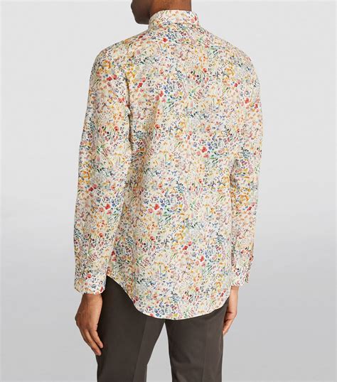 Paul Smith Multi Cotton Floral Shirt Harrods UK