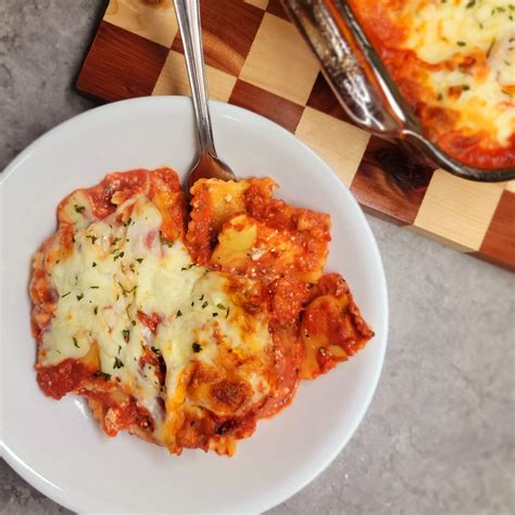 Baked Ravioli - Homemade on a Weeknight