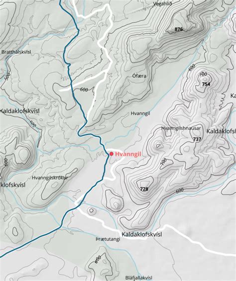 Laugavegur Map by Blika | Avenza Maps