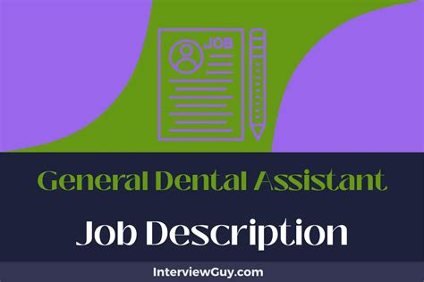 General Dental Assistant Job Description Updated For 2025