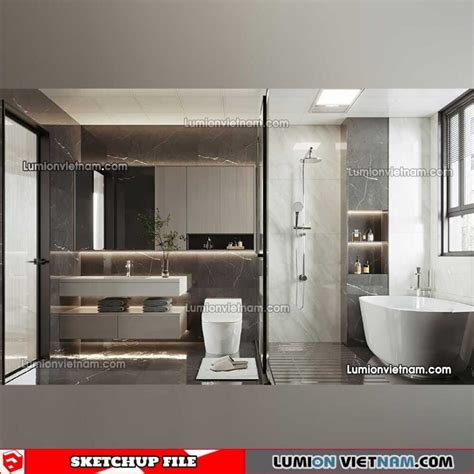 23012023 Bathroom Sketchup Interior Model