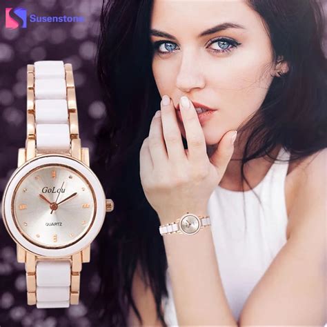 Luxury Watch Women Ceramic Stainless Steel Band Bracelet Watches