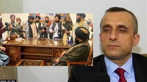 Afghanistan Amrullah Saleh Slams Taliban Accuses Of Supporting Pak