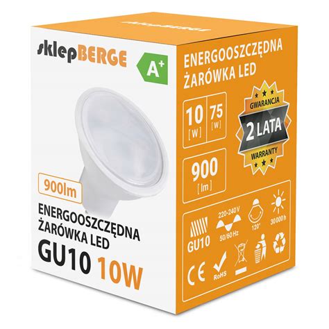 Żarówka LED GU10 10W 2835 barwa neutralna ZL003 Cena Opinie