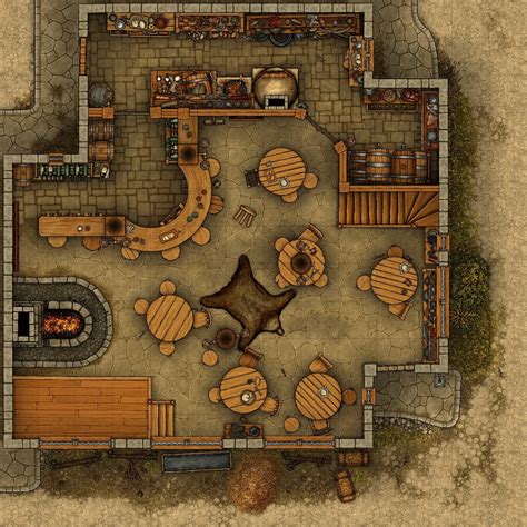 Tavern With Upstairs Rooms And Rooftop Seating Homebrew Ptolus