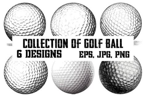 Collection of Golf Ball Vector Graphic by Nasi123 · Creative Fabrica