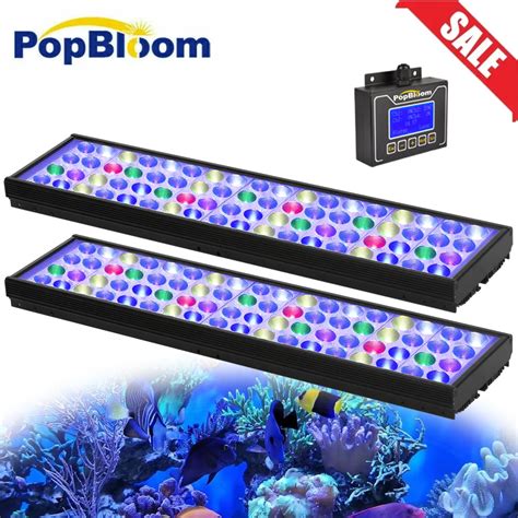 PopBloom Lampe LED Pour Aquarium Radiateur Marin 60cm 120cm 150cm 180cm