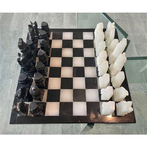 Marble Chess Set | Chairish