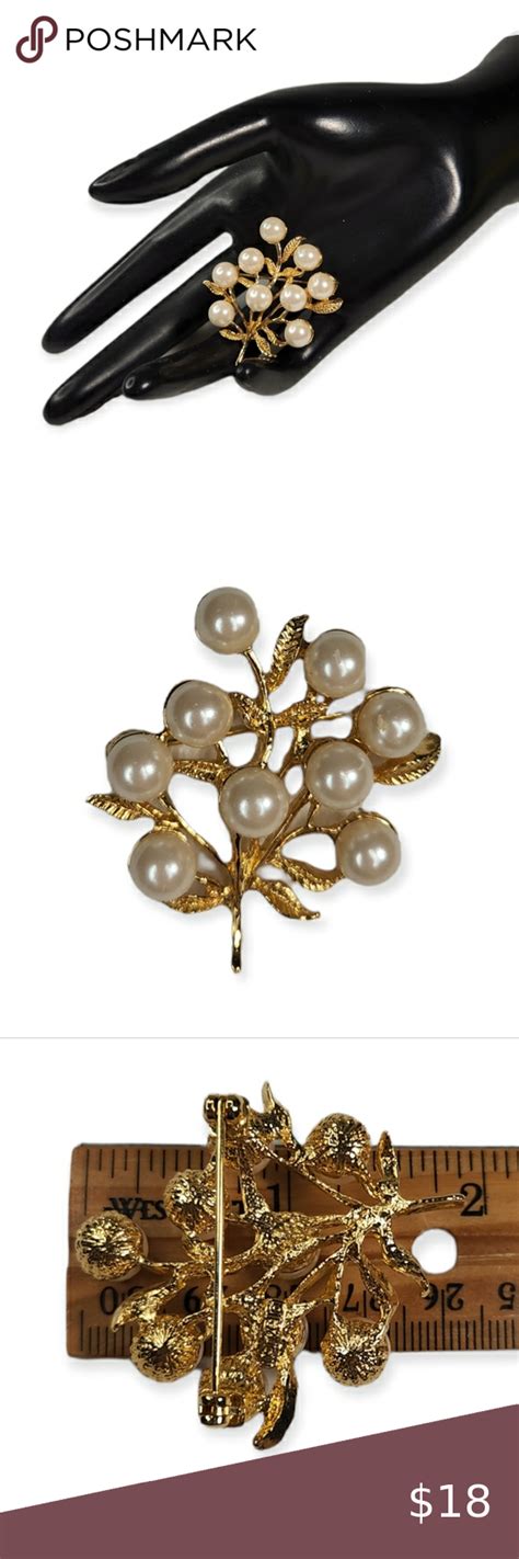 Marvella Pearl Branch Brooch