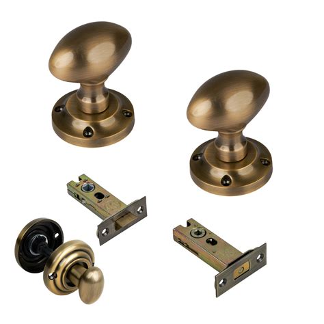 Brass Suffolk Oval Door Knob | 5 Finishes | Suffolk Latch Company