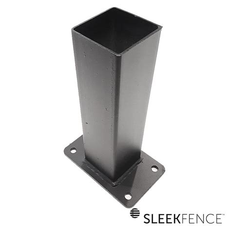 HD - Concrete Mount Post Base - Sleek & Modern Aluminum Fencing and ...