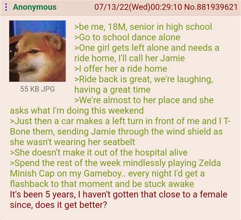 Anon Goes To The School Dance Rgreentext Greentext Stories Know