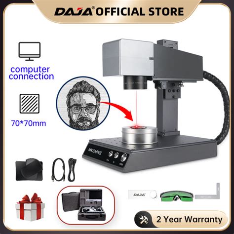 Mr Carve M Pro Fiber Marking Machine W High Precision Desktop Laser