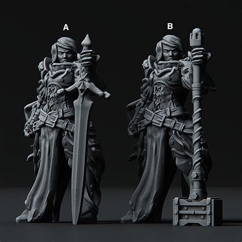 Daughters Of Dantioch Sos Mordheim Sisters Of Sigmar Miniature Etsy