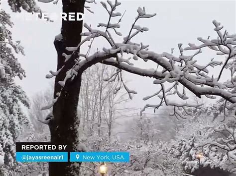 Una Poderosa Tormenta Invernal Deja Nevadas Importantes Por Primera Vez