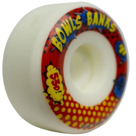 Roda Skate Moska Bolw Banks 58mm 53D 101A em Promoção Ofertas na