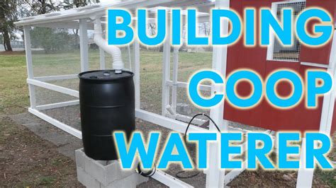 Chicken Coop Tour Part 3 Automatic Watering System 4k Youtube