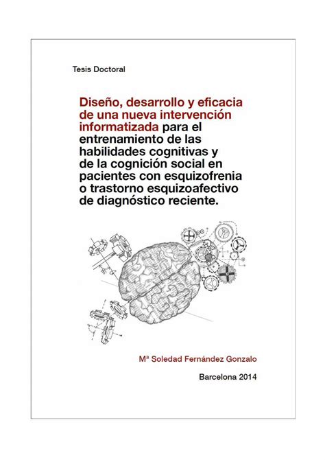 PDF Ddd Uab Cat Pacientes Con Esquizofrenia O Trastorno