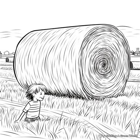 Hay Bales Coloring Pages Top Free Printable Designs The Best Porn Website