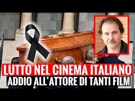 LUTTO NEL CINEMA ITALIANO MORTO IL GRANDE ATTORE SANTO BELLINA YouTube