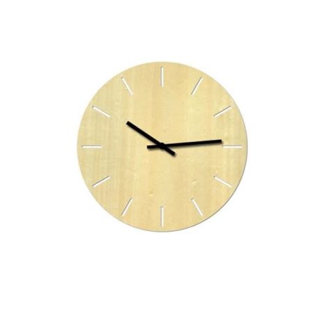 Horloge 1309 Horloge Murale Lumineuse 3D En Bois Design Nordique