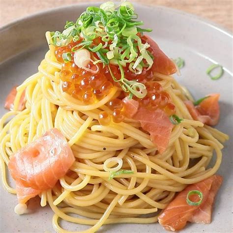 スモークサーモンといくらの冷製パスタ 作り方・レシピ クラシル レシピ 料理 レシピ パスタ レシピ レシピ