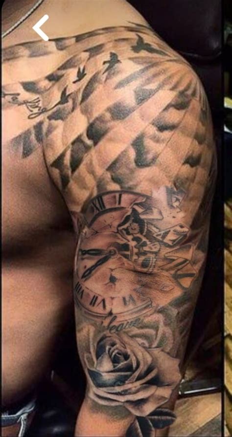 Pin By Lareishka Marais On Art Upper Arm Tattoos For Guys Star