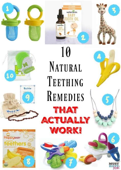 10 Natural Teething Remedies That ACTUALLY Work! - Must Have Mom