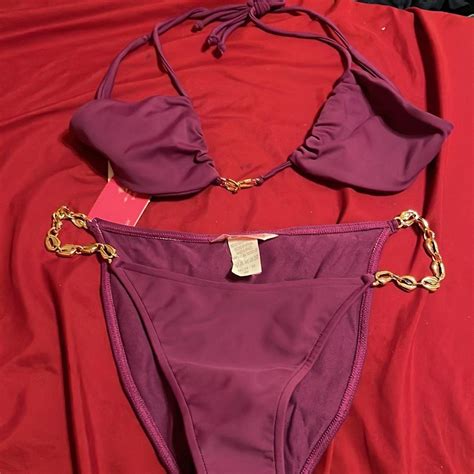 Purple Bikini Top Is A S Made For Small Boobs Depop