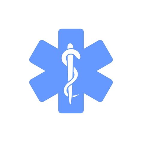 Premium Vector Star Of Life Medical Sign Vector Illustration