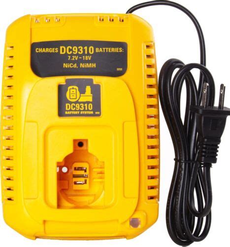 DC9310 18V XRP Battery Charger For Dewalt 7 2V 18V XRP NiCD NiMH