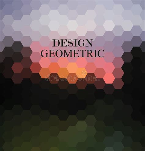 Fondo De Los Hex Gonos Del Vector Modelo Geom Trico Vector Abstracto