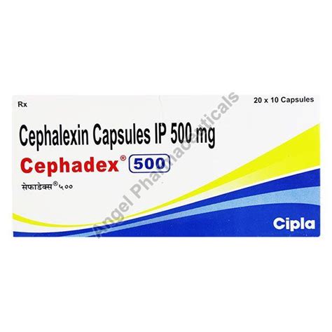 Cephadex 500mg Capsules Composition Cephalexin At Best Price In