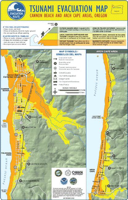 Oregon Department Of Geology And Mineral Industries Oregon Tsunami