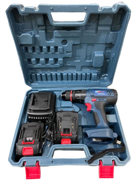 Gs Power Cordless Impact Hammer Drill 13mm Set With 2 X 21v Batteries