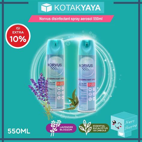 Jual Norvus Disinfectant Spray Disinfektan 550ml Shopee Indonesia