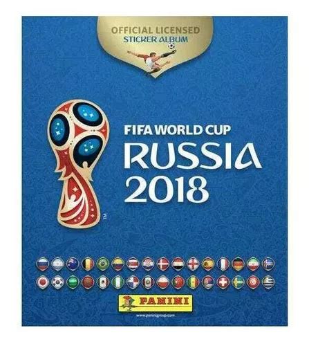 Álbum FIFA World Cup Russia 2018 Panini azul Parcelamento sem juros