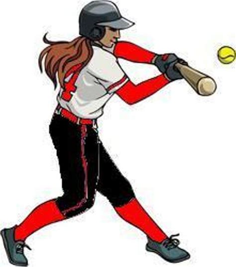 Girl Softball Clip Art Clip Art Library