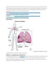 Understanding Pulmonary Embolism Symptoms Causes And Treatment